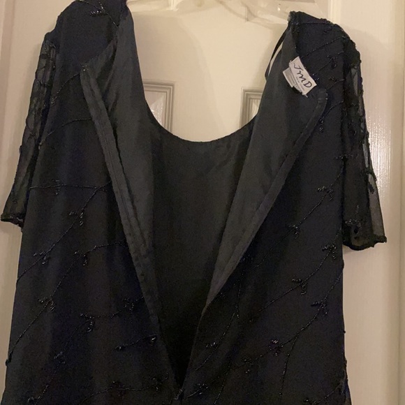 Black 1x sequin cocktail dress - Picture 10 of 10